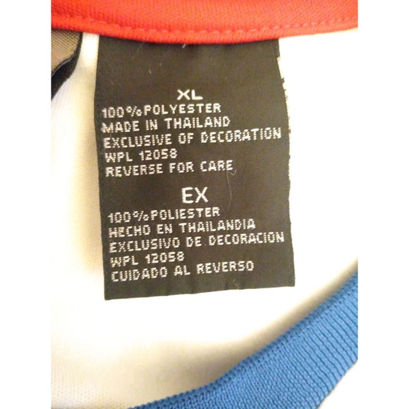 Eljay Throwback Classics Street Ball Champion White Blue Red Jersey Size XL - Picture 9 of 9